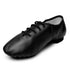Unisex Lace Up Leather Dance Shoes Soft for Dancers